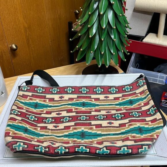 EUC Southwestern Corduroy Tote - Picture 1 of 4